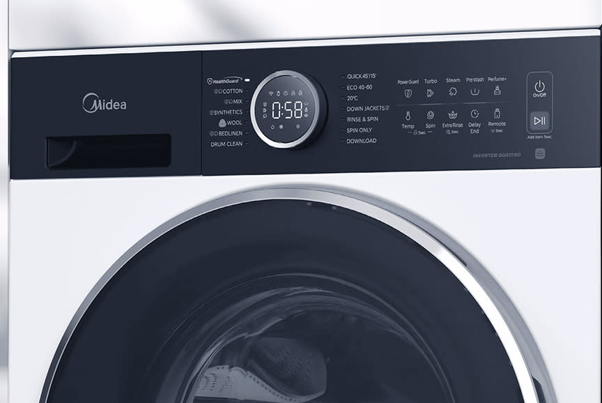 Midea Πλυντήριο Ρούχων MF205W90BA30/W-GR