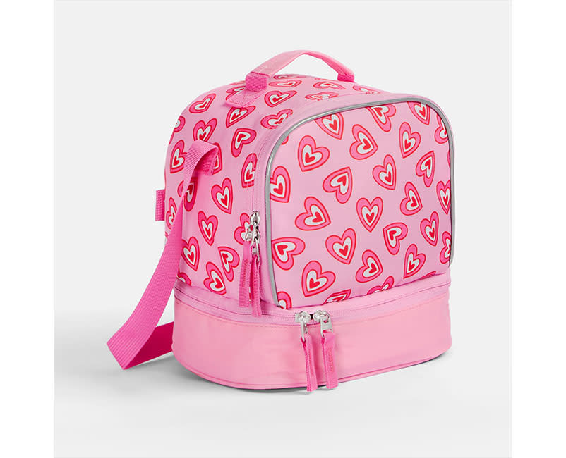 ΤΣΑΝΤΑ ΦΑΓΗΤΟΥ PINK RETRO HEARTS GOOMBY