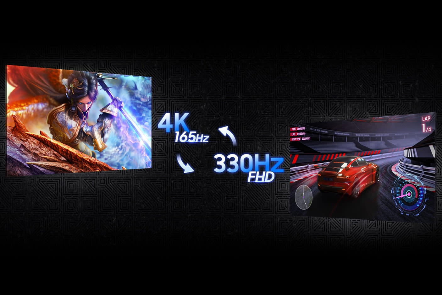 Samsung 27" Odyssey G7 G70F 4K 180Hz / FHD 360Hz Gaming Monitor