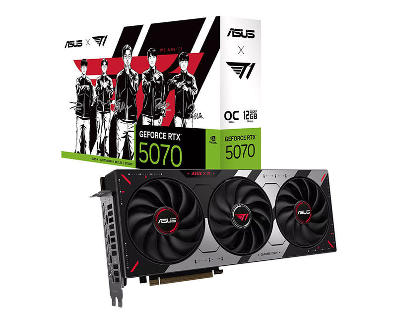 ASUS T1 GeForce RTX™ 5070 12GB GDDR7 OC Edition