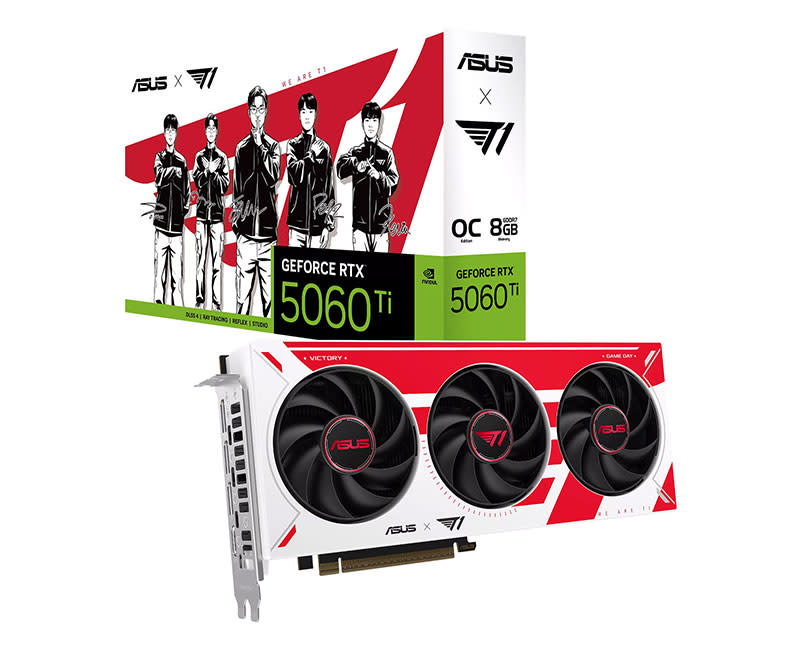 ASUS T1 GeForce RTX™ 5060 Ti 8GB GDDR7 OC Edition