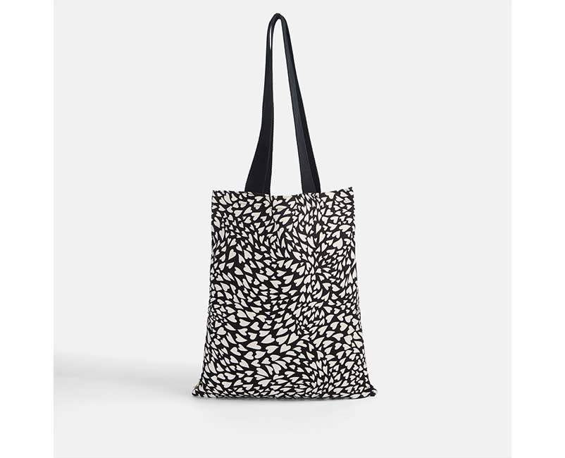 TOTE BAG CAMO HEARTS SENTIO