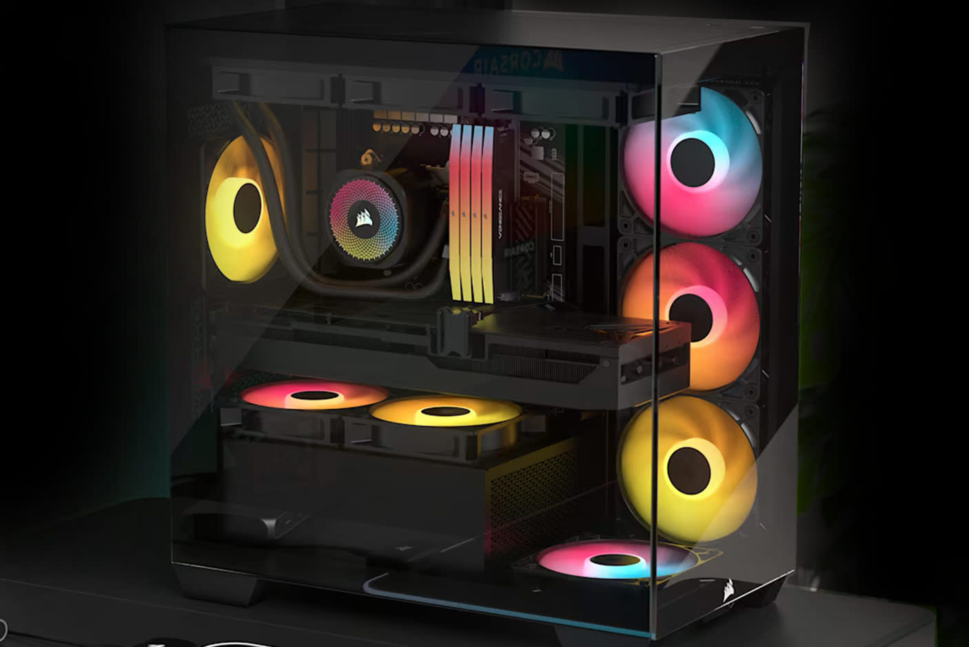 CORSAIR 2800X RS-R ARGB Micro-ATX PC Case