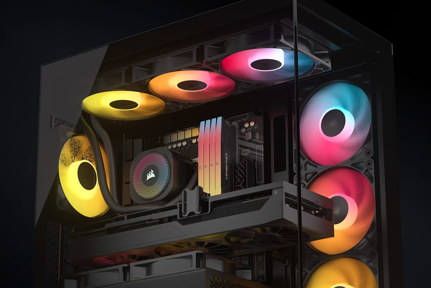 CORSAIR 2800X RS-R ARGB Micro-ATX PC Case