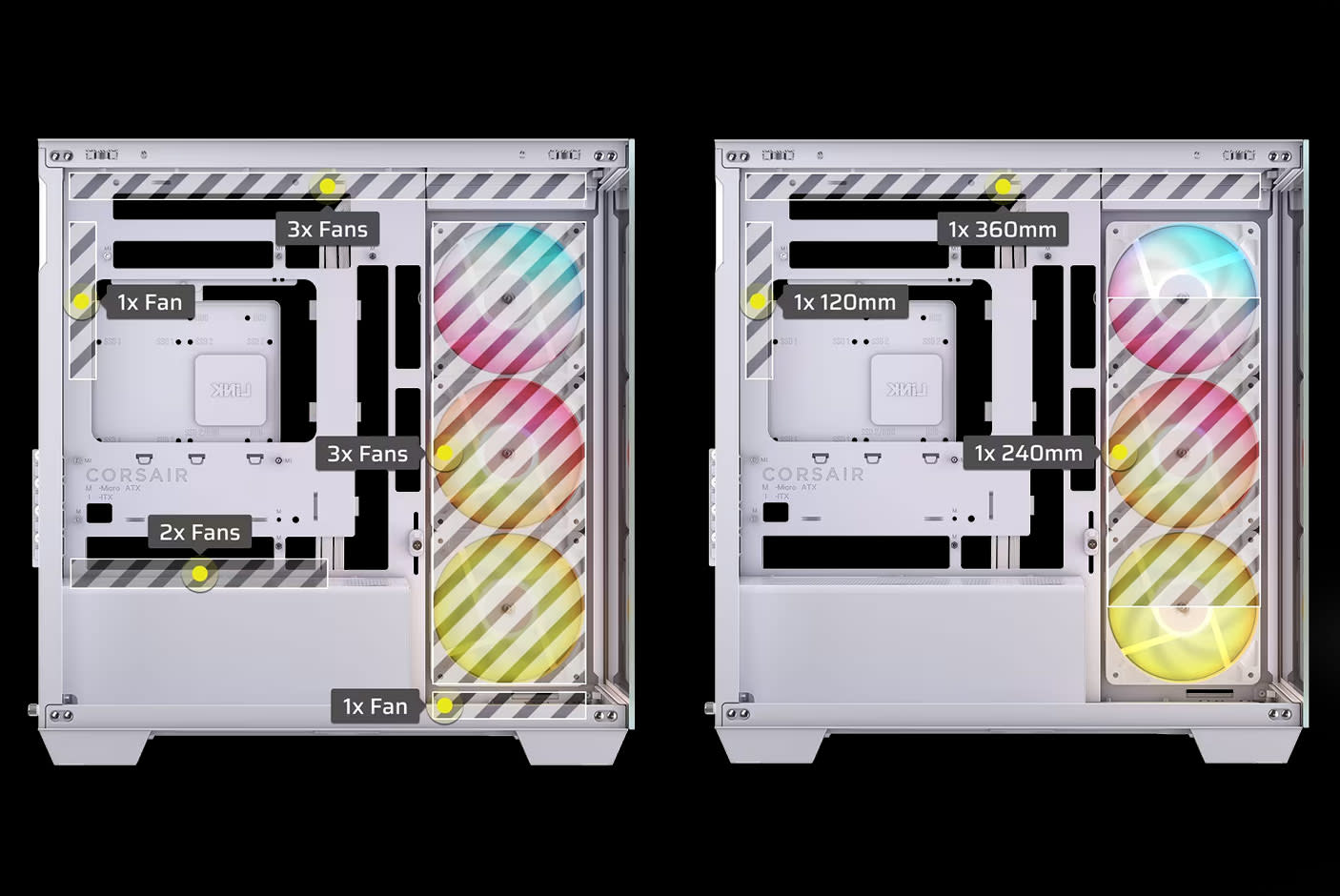 CORSAIR 3500X RS-R ARGB Mid-Tower PC Case 