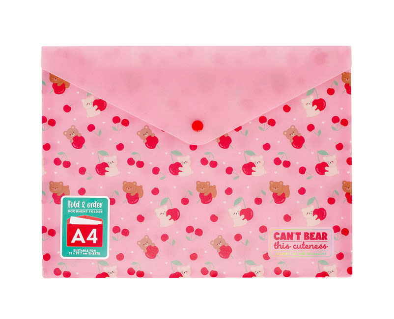 ΦΑΚΕΛΟΣ ΜΕ ΚΟΥΜΠΙ TEDDY CHERRY LEGAMI