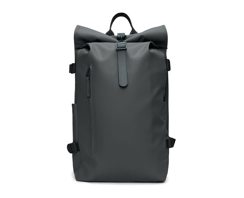 RAINS Σακίδιο Rolltop Large W3 Σκ Γκρι