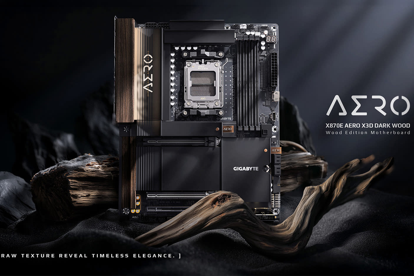 GIGABYTE X870E AERO X3D DARK WOOD