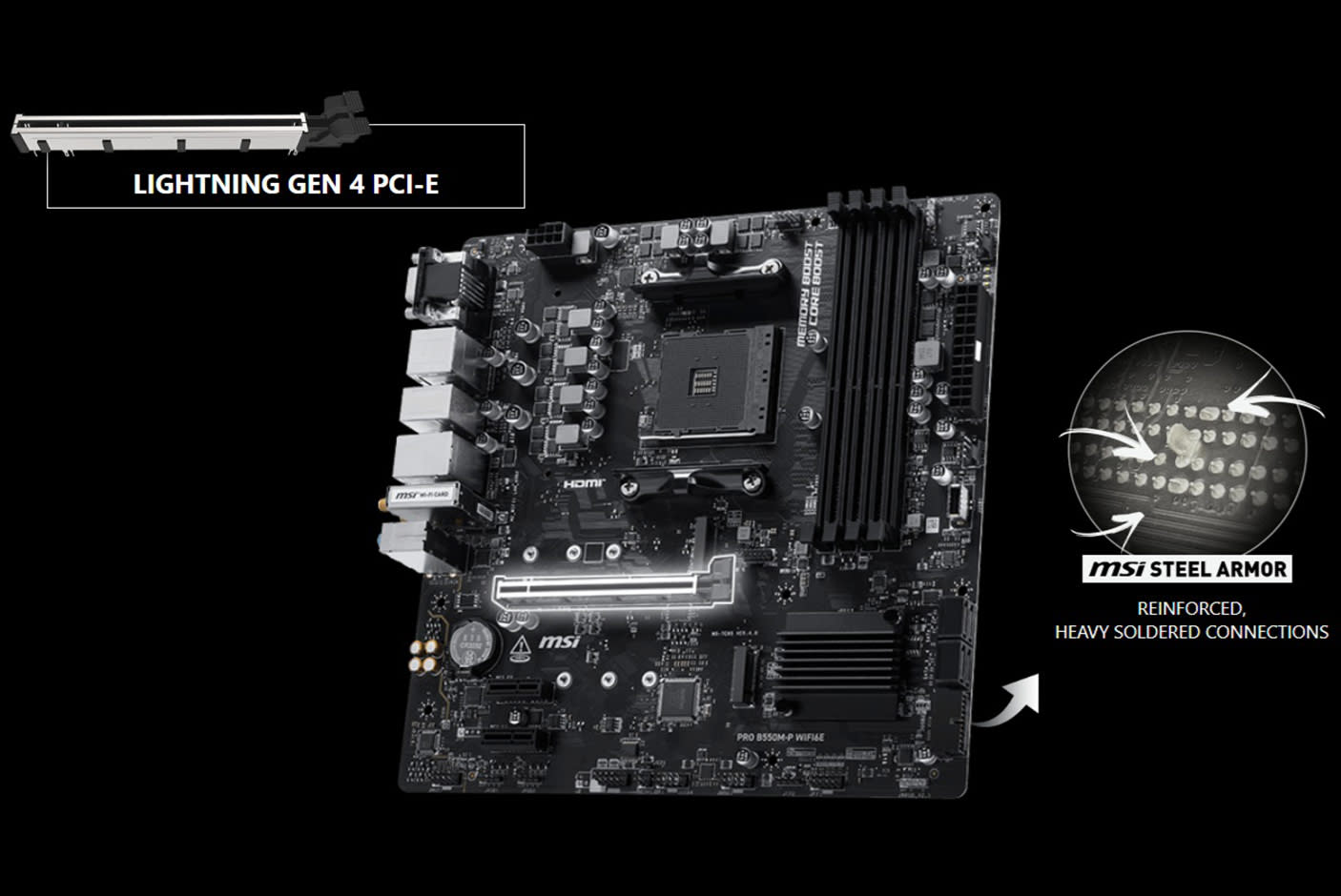 MSI PRO B550M-P WIFI6E
