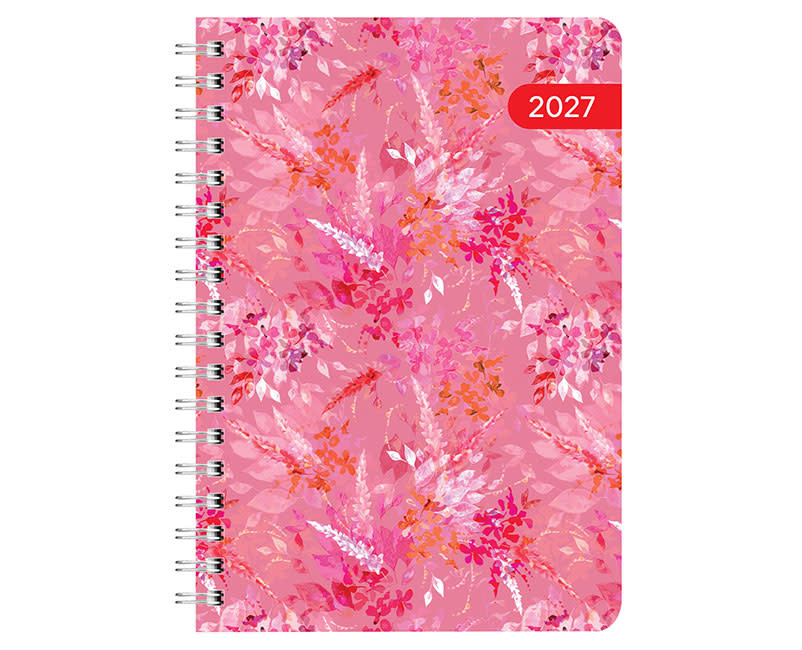 2027 ΗΜ. ΗΜΕΡ ΣΠΙΡΑΛ 12X17 PINK BLOSSOM