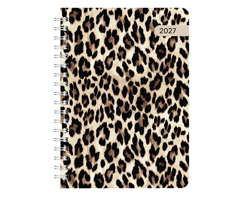 2027 ΗΜΕΡΟΛ. ΗΜΕΡ. ΣΠΙΡΑΛ 17x25 LEOPARD