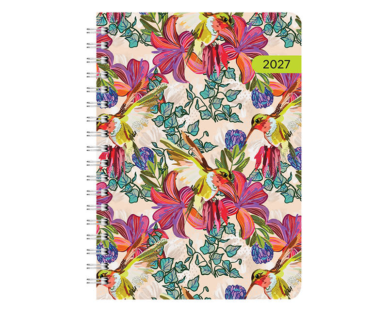 2027 ΗΜΕΡΟΛ. ΗΜΕΡ. ΣΠΙΡΑΛ 14x21 EXOTIC BLOOM