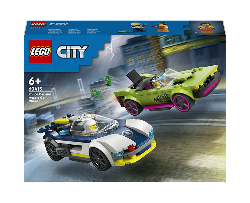 Police Car And Muscle Car Chase 60415
