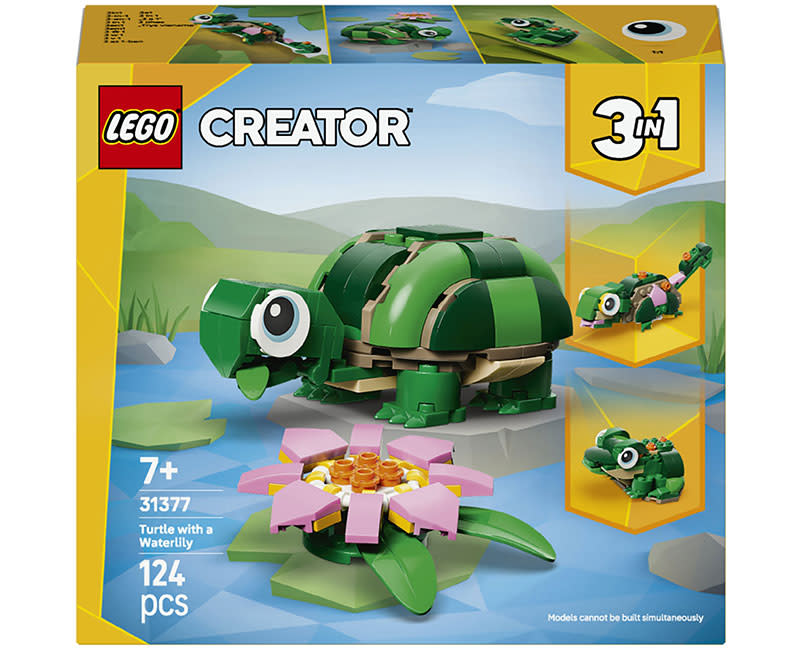 	31377Turtle With A Water Lily FlowerLEGO
