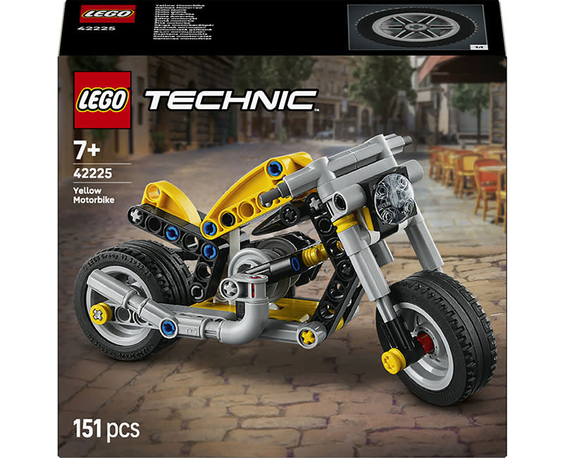 42225 Yellow Motorcycle LEGO