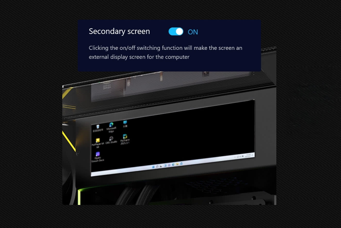 LIAN LI O11 Vision-M 9.2” LCD Kit