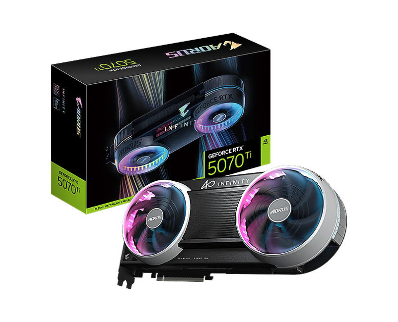 GIGABYTE AORUS GeForce RTX™ 5070 Ti INFIINITY 16G