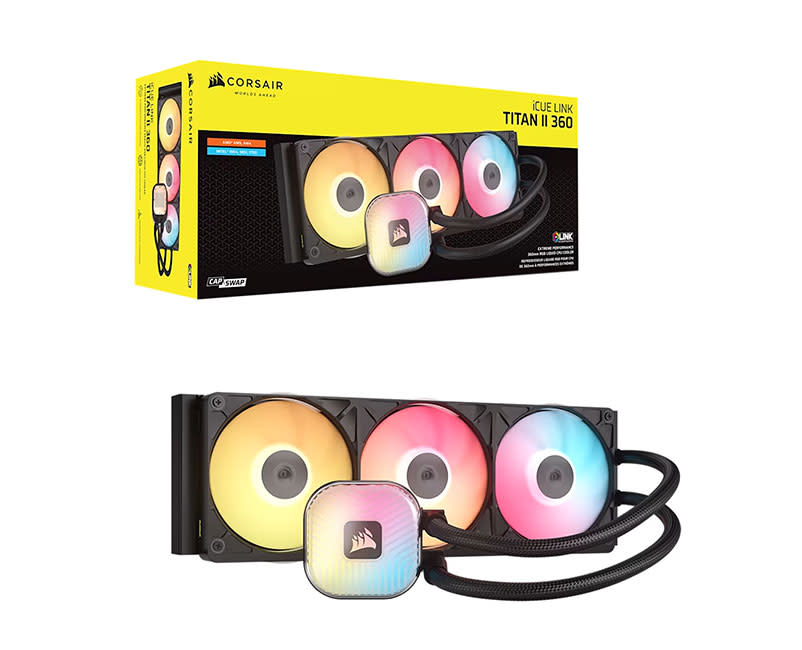 Corsair Titan II RX360 iCue CPU Cooler BLK