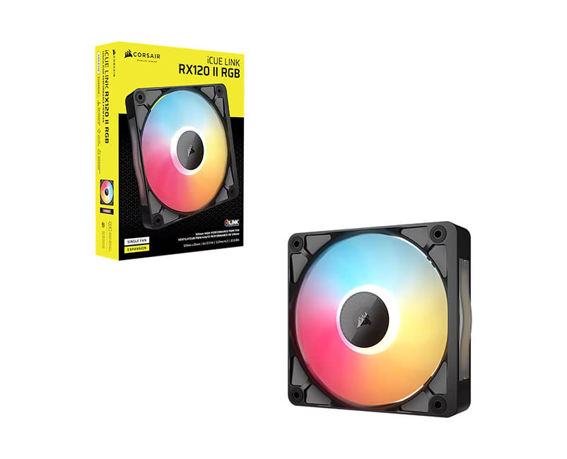 CORSAIR iCUE LINK RX120 II RGB PWM PC Fan Expansion