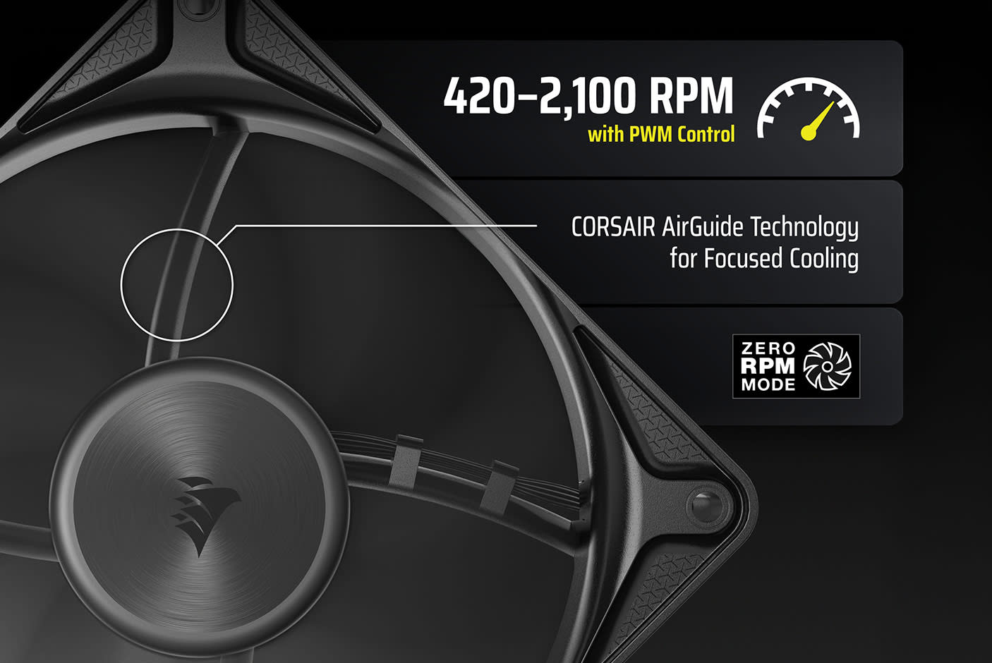 CORSAIR RS360 II Unified Frame PWM Fan 