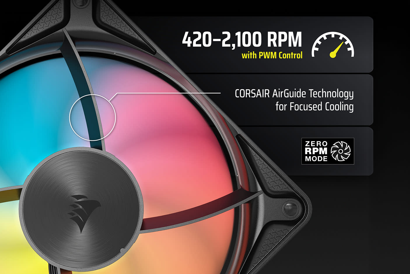 CORSAIR RS120 II ARGB 120mm PWM