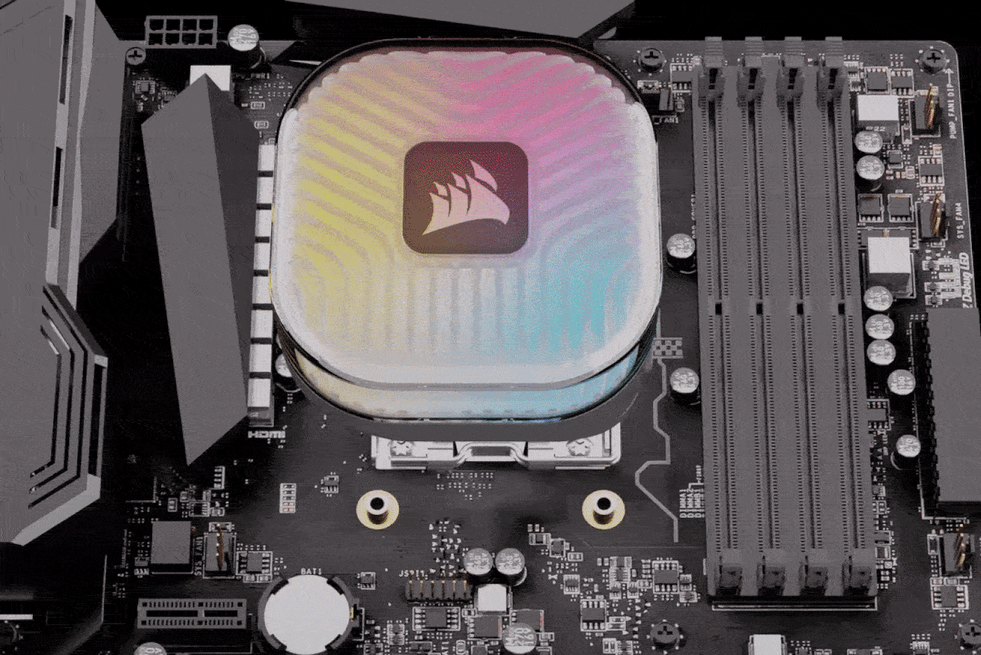 CORSAIR NAUTILUS II 360 RS LCD Liquid CPU Cooler