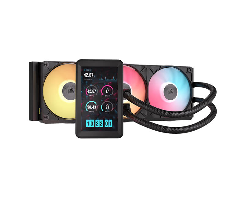 CORSAIR NAUTILUS II 360 RS LCD Liquid CPU Cooler