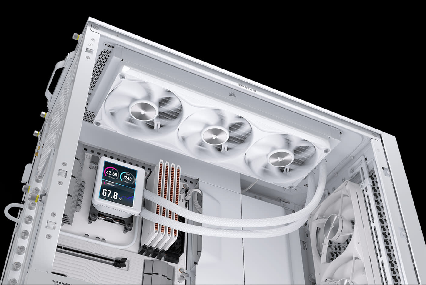 CORSAIR NAUTILUS II 360 RS LCD Liquid CPU Cooler