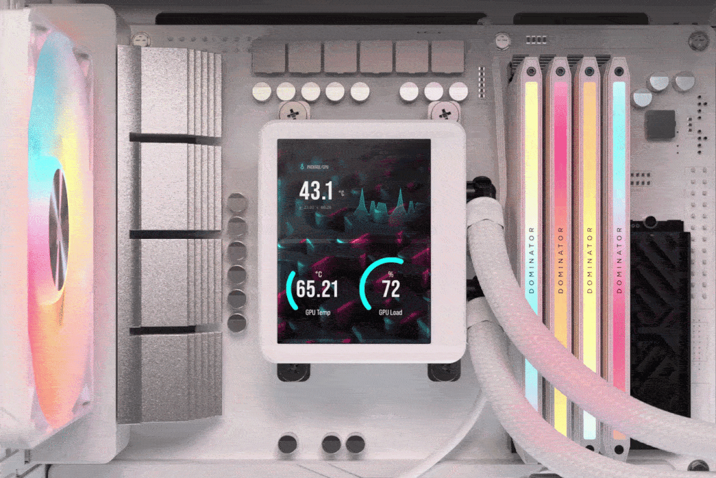CORSAIR NAUTILUS II 360 RS LCD Liquid CPU Cooler