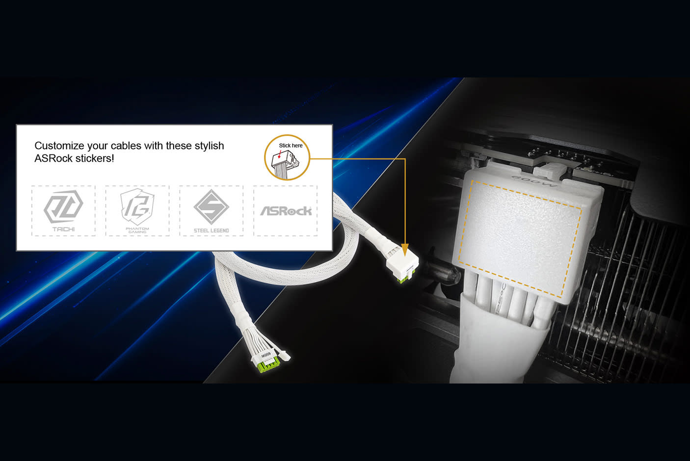 ASRock CB-12V2X6L600W (12V-2x6 600W/L-Type Cable)