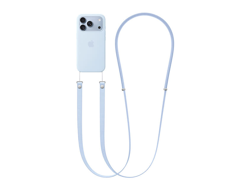 Apple Crossbody Strap &ndash; Crisp Blue