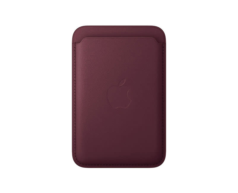 iPhone FineWoven Wallet MagSafe Burgundy