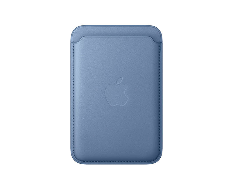 iPhone FineWoven Wallet Wildflower Blue