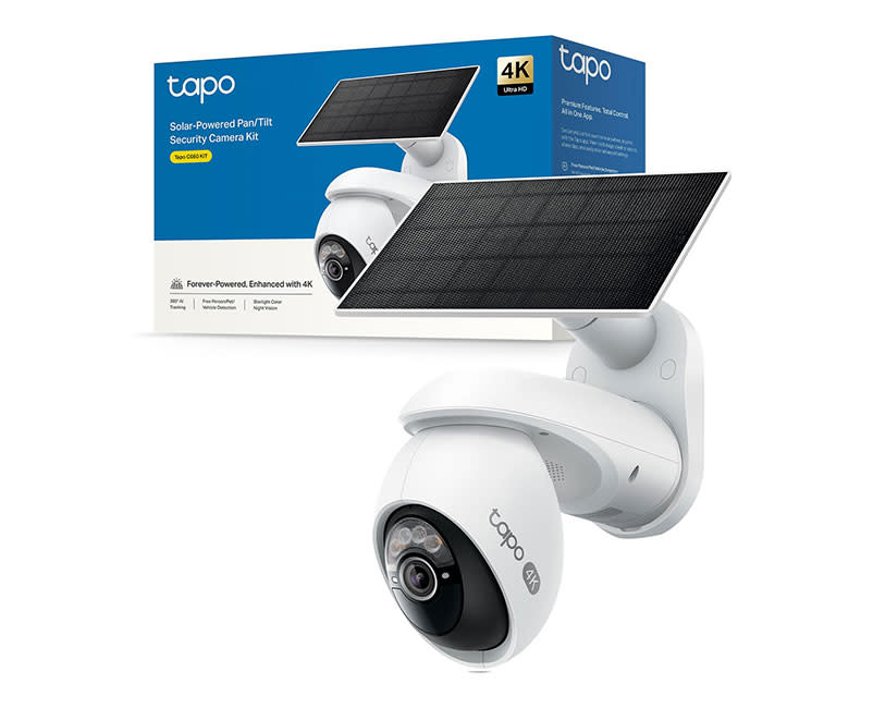 Tapo C660 Solar-Powered Pan/Tilt Security Camera Kit