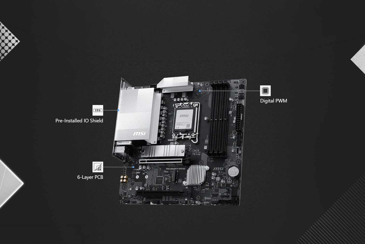 MSI PRO B860M-P WIFI6E