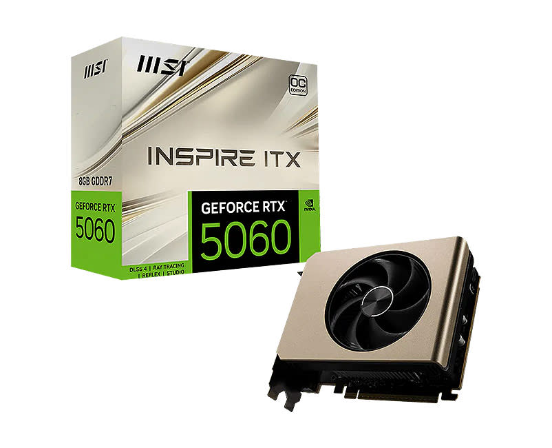 MSI GeForce RTX™ 5060 8G INSPIRE ITX OC