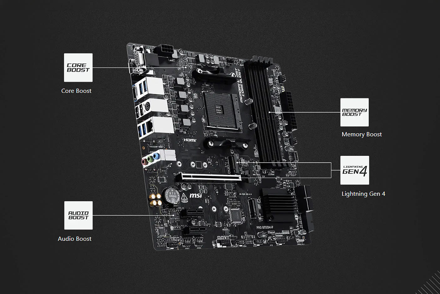 MSI PRO B550M-P