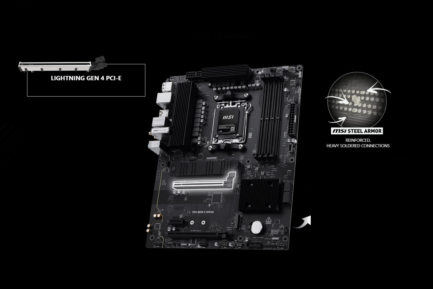 MSI PRO B850-S WIFI6E