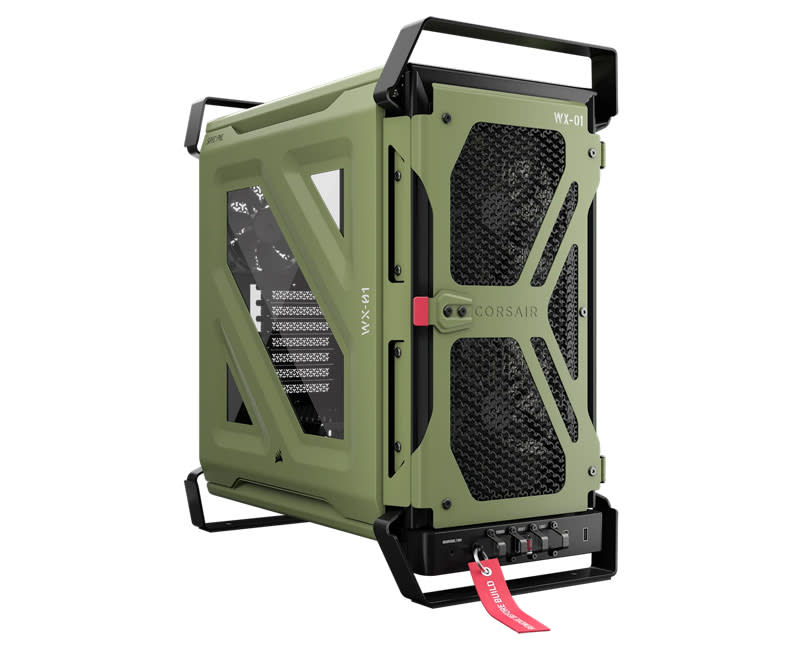 CORSAIR WARTHOG RS Airflow Mid-Tower PC Case - Olive Drab