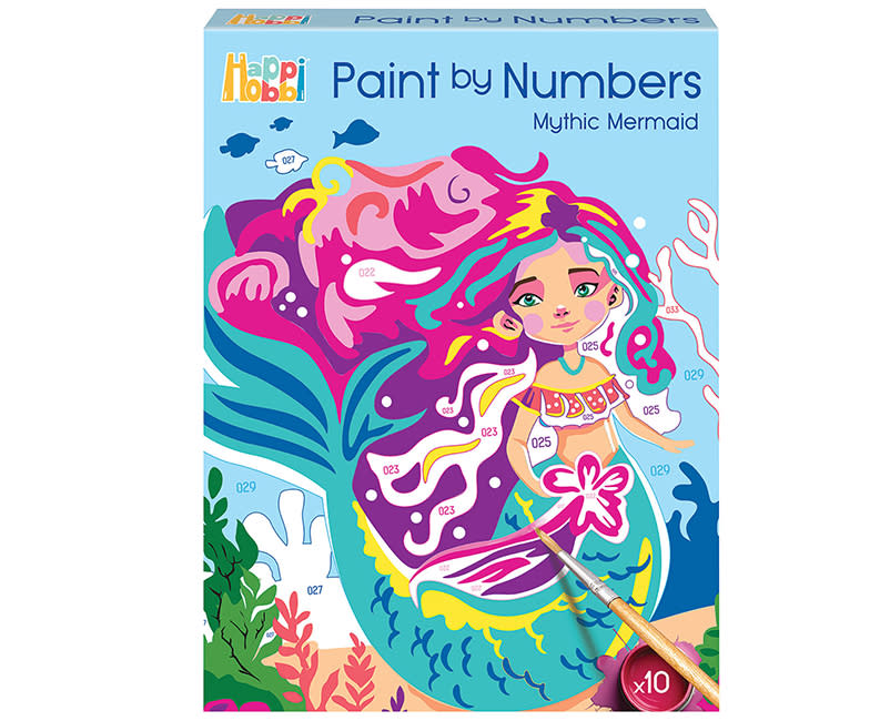 HAPPIHOBBI PAINT BY NUMBERS MERMAID