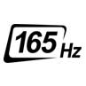 165Hz + 1ms (MPRT) 