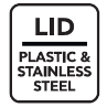 Plastic & Stainless Steel