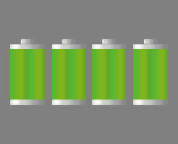 4 μπαταρίες