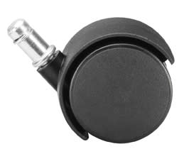 Ροδάκια PU για καρέκλες γραφείου 5τμχ