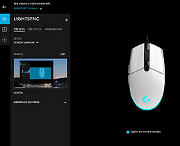 Logitech G102 Screen