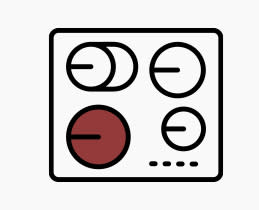 Whirlpool Εστίες Κεραμικές AKT 360/IX