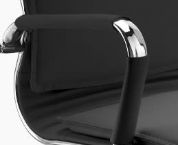 Καρέκλα Επισκέπτη Elegant ΙΙ Μαύρη