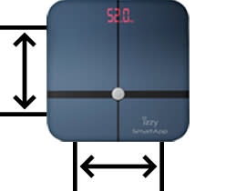 Izzy Ζυγαριά Μπάνιου IZ-7005