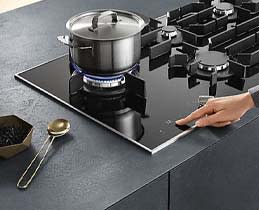 Miele Εστίες Αερίου KM 3054-1 stainless