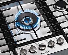 Miele Εστίες Αερίου KM 3054-1 stainless